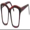 Calabria Claire 6221 Cat-Eye Blue Light Blocking Reading Glasses +3.50 Tortoise Havana Burgundy Red Men Women view 1
