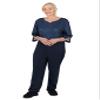 Ovidis Daytime Dementia Clothing - Alzheimers Anti-Strip Jumpsuit - Onesie for Elderly Women - Bella Midnight XL view 1
