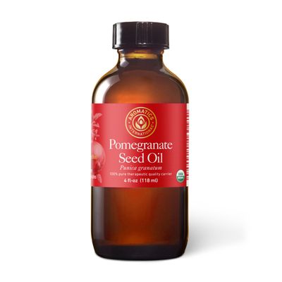 Aromatics International Pomegranate Seed Oil 4fl-oz - Pure Cold-Pressed, Natural Skin Care, Moisturizing for Hair & Skin, Organic Essential Oil for Beauty & Wellness 118 mL