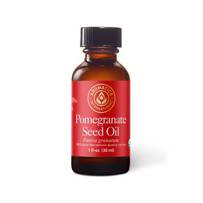 Aromatics International Pomegranate Seed Oil 1fl-oz - Pure Cold-Pressed, Natural Skin Care, Moisturizing for Hair & Skin, Beauty & Wellness 30 mL
