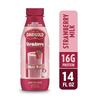 Darigold 1 Percent Milk, Reduced Fat Shelf Stable Milk with 9 Essential Nutrients, 16g Protein, rsBT Free - 14oz, 12 Pack (Strawberry) view 3