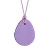Munchables Tear Drop Chew Necklace for Children, Adults and Teens - Sensory Chewable Jewelry (Light Purple) view 1