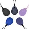 Munchables Tear Drop Chew Necklace for Children, Adults and Teens - Sensory Chewable Jewelry (Light Purple) view 4
