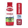 Darigold Shelf Stable Whole Milk Bottle with 12 Essential Nutrients, 15g Protein, rsBT Free - 14oz, 12 Pack (Whole) view 3