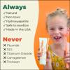 Happy Tooth Hydroxyapatite Toothpaste, Fluoride Free, Natural Whitening for Kids, Toddlers and Adults, SLS Free, Enamel Safe, Dentist Formulated with Clean Ingredients, Sweet Orange Flavor, 4oz view 3