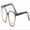 Calabria Claire 6230 Panthos Blue Light Blocking Reading Glasses +0.50 Forest Green Black Orange Women view 1