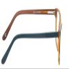 Calabria Claire 6230 Panthos Blue Light Blocking Reading Glasses +0.50 Forest Green Black Orange Women view 2
