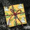 AOUER Personalized Christmas tree Wrapping Paper Rolls Custom Name Xmas Gift Wrap for Her - Christmas Holiday Present Decoration 58"x23" view 4
