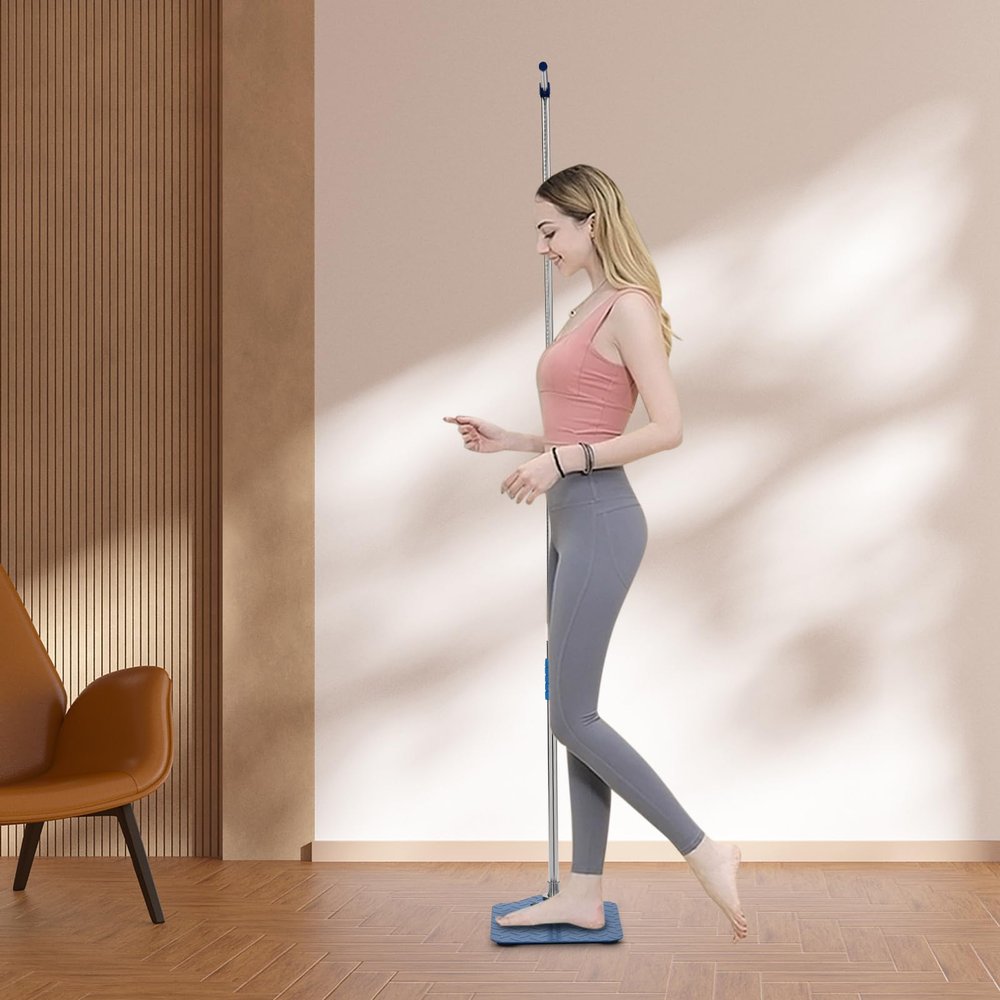 CNCEST Height and Weight Scale,Digital Weight Scale Platform, Digital Weight Scale Platform and Height Rod