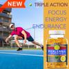 Pickleball Gummies | Triple Action Endurance Focus Energy | With 5 Electrolytes and Vitamin B | Vegan and Keto Non-GMO | Game-Time readiness and endurance | Lemon Sugar Free gummies | 60 ct view 2