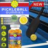 Pickleball Gummies | Triple Action Endurance Focus Energy | With 5 Electrolytes and Vitamin B | Vegan and Keto Non-GMO | Game-Time readiness and endurance | Lemon Sugar Free gummies | 60 ct view 3