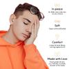 Audree Soft Ear Plugs for Noise Reduction, Reusable Flexible Earplugs for Sleep, Travelling, Focus, Study & Noise Sensitivity, 28dB Noise Cancelling, 8 Silicone Ear Tips in XS/S/M/L, Orange view 2