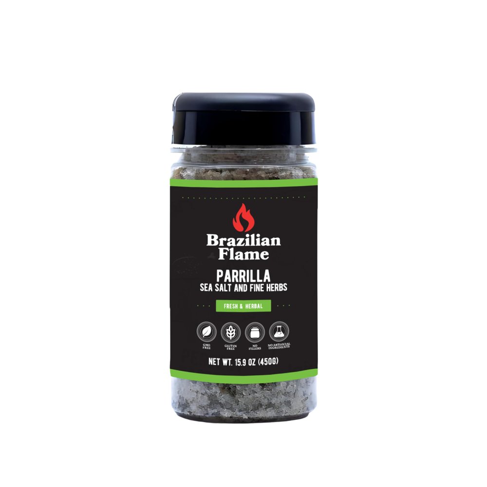 Brazilian Flame Parrilla Seasoning - Parrilla Sea Salt & Fine Herbs - 15.9oz