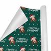 Custom Wrapping Paper with Face Personalized Christmas Wrapping Paper Customized Your Own Photo Gift Wrapping Paper Roll for Women Men Girls Boys Birthday, Holiday, Christmas Gifts view 3