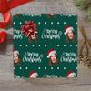 Custom Wrapping Paper with Face Personalized Christmas Wrapping Paper Customized Your Own Photo Gift Wrapping Paper Roll for Women Men Girls Boys Birthday, Holiday, Christmas Gifts view 4