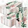 100 Pack Cactus Guest Napkins Summer Disposable Paper Napkin Watercolor Plant Dinner Hand Napkin for Home Kitchen Bathroom, 13 x 15.7 Inch view 1
