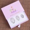 Yoni Egg Set Natural Rock Quartz Crystal Egg Yoni Wand Set Gift Mineal Stone Exercise Massage Ball Kegel Eggs,4 Pcs and Box view 4