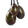Yoni Egg Set Dragon Blooded Stone Yoni Egg Natural Jasper Set Drill Crystal Mineral Ball Kegel Exercise Muscle for Woman,30x20 Mm view 4