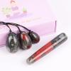 Yoni Egg Set Jade Egg Yoni Wand Set Natural Blooded Jasper Drill Ball Crystal Stone Massage Tool Kegel Exercise Pelvic Floor Muscle,4 Pcs view 2