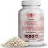 Pearl Powder Supplement for Skin Health - Anti-Aging, Antioxidant & Collagen Production - Healthy Eyes, Hair & Nails, Supports Immunity, Mood and Sleep - With Calcium & Amino Acids 120 capsules 1000mg