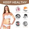 6 Pcs Castor Oil Pack Wrap Organic Cotton for Liver Detox, Stomach, Belly, Neck, Breast & Entire Body, Reusable Pads Kit for Hot/Cold Compress with Adjustable Elastic Strap, Waterproof & Anti Oil Leak view 2