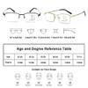 Photochromic Progressive Multifocus Reading Glasses for Men, Blue Light Blocking Computer Readers, Anti UV Glasses (Color : Gold, Size : 1.5x) view 2