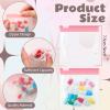 24 Pieces Pill Pouch Bags Zippered Pill Pouch Set Reusable Translucent Medicine Organizer Self Sealing Medicine Bag Travel Plastic Pill Bags with Slide Lock Pill Baggies for Pills (Light Pink) view 2