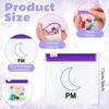 24 Pieces Pill Pouch Bags Zippered Pill Pouch Set Reusable Translucent Medicine Organizer Self Sealing Medicine Bag Travel Plastic Pill Bags with Slide Lock Pill Baggies for Pills (Purple, Clear) view 2