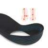 3/4 Orthotics Shoe Insoles High Arch Supports Shoe Inserts,Orthotic Inserts,Relieve Flat Feet,Over-Pronation, High Arch, Foot Pain,Plantar Fasciitis Insoles(S/M/L)-bkM view 4