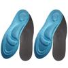 2 Pairs Breathable Shoe Insoles for Men Full Length Replacement Insoles 4D Arch Support Comfort Insole Replacement Insoles Flat Feet Orthotic Insert, Work Boot Shoe Insole