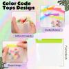 70 Pcs Weekly Pill Pouch Bags Zippered Reusable Medicine Organizer Set Self Sealing Medicine Organizer Travel Plastic Pill Bags with Slide Lock for Small Items Storage(Bright Style) view 2