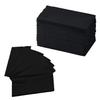 2 Ply Black Dinner Napkins-15" x 17" -1/8Fold - 125 Count (Pack of 8), Total 1000 Count view 1