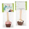 12 Pcs Birthday Hot Chocolate Spoons Gourmet Dark Chocolate Favors with Crushed Peppermint(12 Pack) Dinosaur Party Favors & Gifts view 1