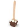 3 Pcs Birthday Hot Chocolate Spoons Gourmet Milk Chocolate Favors with Mini Marshmallows (3 Pack) Jungle Safari Party Favors & Gifts view 2