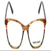 Calabria Claire 6246 Oval Square Reading Glasses +3.75 Red Apple Stripe Men Women view 2