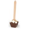 12 Pcs Birthday Hot Chocolate Spoons Gourmet Milk Chocolate Favors with Mini Marshmallows (12 Pack) Mermaid Party Favors & Gifts view 2