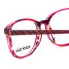 Calabria Claire 6249 Cat Eye Reading Glasses +4.00 Ruby Red Crystal Pink Women view 4