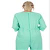 Ovidis Dementia Clothes - Alzheimers Anti-Strip Jumpsuit with Back-Zipper for Elderly Women - Carrie Green S view 3