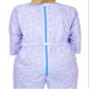 Ovidis Dementia Clothing - Alzheimers Anti-Strip Jumpsuit - Onesie for Elderly Women - Carrie Wisteria XL view 3