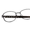 Calabria Collins JC9775 Rectangular Reading Glasses +1.25 Brown Marble Women view 4