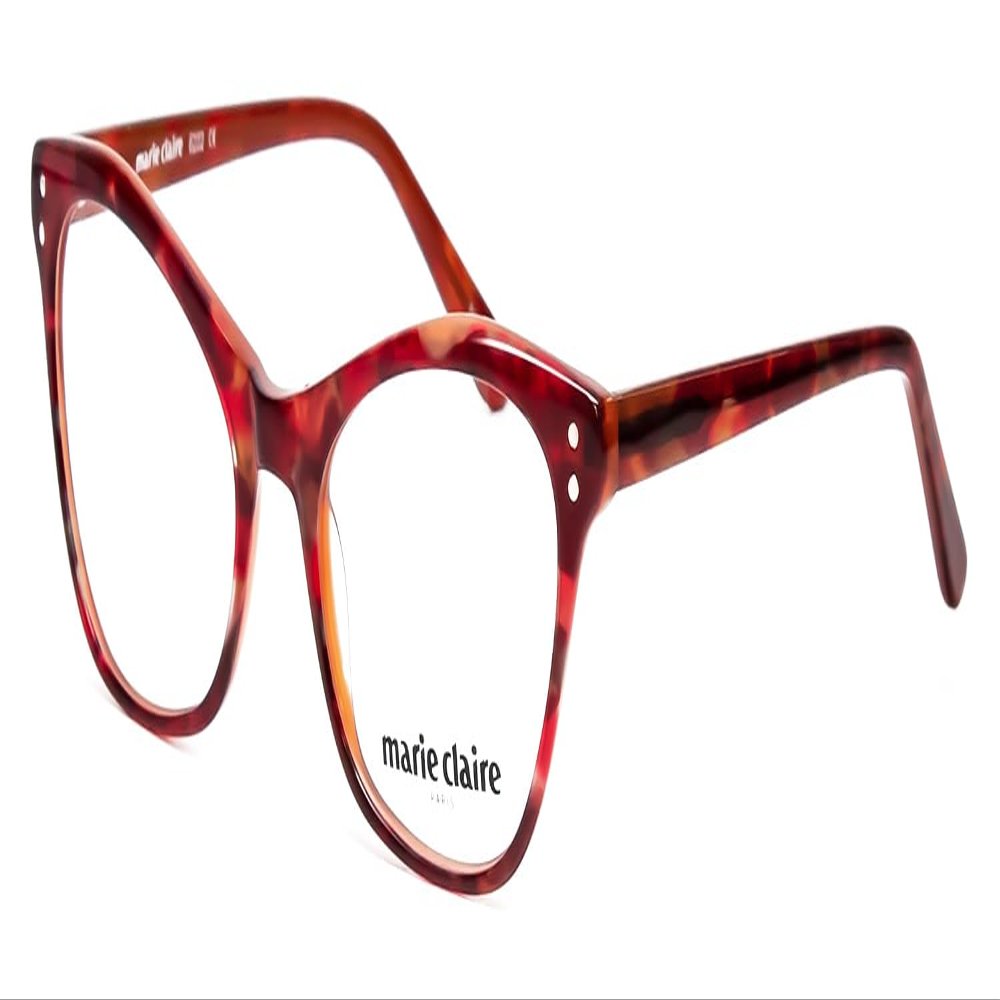 Calabria Claire 6252 Cat-Eye Blue Light Blocking Reading Glasses +3.50 Burgundy Red Tortoise Havana Women