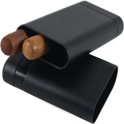 F.e.s.s. Fess Triple Cigar Airtight Storage Travel Tubes Crushproof Cigar Case Holder Travel Humidor