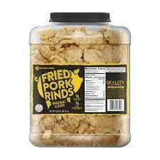 fried pork rinds 16 oz 2 jars