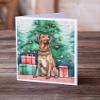 Caroline's Treasures DAC3604GCA7P Rhodesian Ridgeback Christmas Greeting Cards Pack of 8 Blank Cards with Envelopes Whimsical A7 Size 5x7 Blank Note Cards view 2