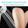 10 Pcs Waterproof Knee Replacement Surgery Medical Bandage Silicone Gentle Adhesive Island Dressing Bordered Gauze Wounds Cover Shower Protector for After Surgery Hip Replacement 4"x10" view 2