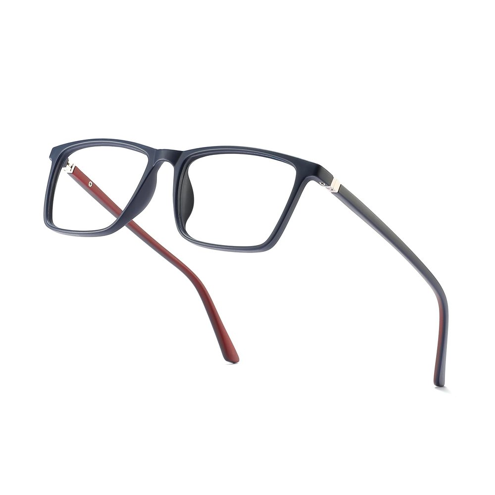 Baidoly Reading Glasses for Men and Women, Spring Hinge Anti Blue Light Readers, Computer Eyeglasses (Blue, 2.00, x)