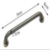 Grab Bar Bathroom Grab Bars for Bathtubs and Showers, 20" Oil Rubbed Bronze Shower Grab Bar, Wall Mounted Brushed Nickel Non-Slip Handicap Hand Rail, Disabled Elderly D view 2