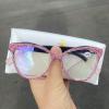 Vintage Cat Eye Crystal bling Rhinestone Reading Glasses Women Diamond Eyewear Frames Anti Blue Light Trendy Reader (pink, Magnification 2.5) view 2