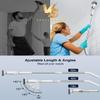 Leebein Electric Spin Scrubber, 2024 New Electric Scrubber with 4 Adjustable Angles and 8 Brush Heads, Shower Scrubber with Long Handle & Remote Control, Cleaning Brush for Bathroom, Tub, Floor(White) view 4