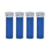 4 Pack Blue Replacement Roller Compatible with Scholl Express Pedi Foot Smoother-Extra Coarse view 1